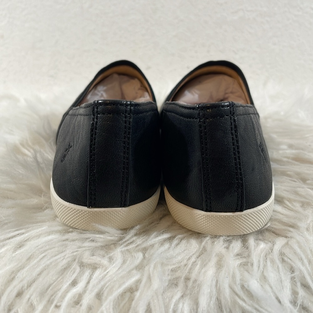 FRYE Women's Melanie Slip On Leather Sneakers Black Size 9 NEW - Picture 5 of 14